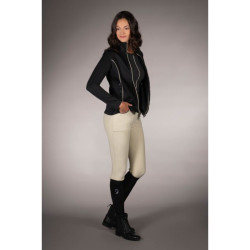 Sweat zippé équitation femme Lauria Garrelli Limone