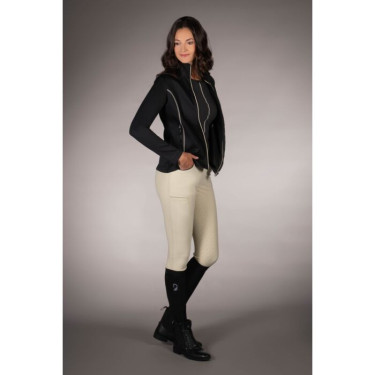 Sweat zippé équitation femme Lauria Garrelli Limone