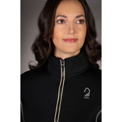 Sweat zippé équitation femme Lauria Garrelli Limone