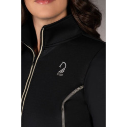 Sweat zippé équitation femme Lauria Garrelli Limone