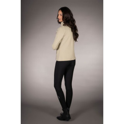 Sweat zippé Lauria Garrelli Limone femme Gris / beige