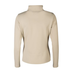 Sweat zippé Lauria Garrelli Limone femme Gris / beige