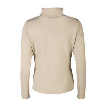 Sweat zippé Lauria Garrelli Limone femme Gris / beige
