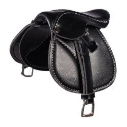 Selle HKM Cuddle Horse Noir