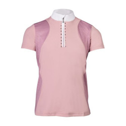 Polo de concours HKM Glam enfant Vieux rose Polo de concours HKM Glam enfant Vieux rose
