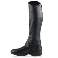 Mini-chaps cuir PU scintillants Sabrina femme Horze Noir Mini-chaps cuir PU scintillants Sabrina femme Horze Noir