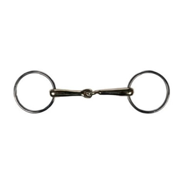 Mors d’équitation HKM High Curve 14 mm en argentan