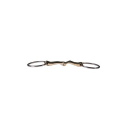 Mors d’équitation HKM High Curve 14 mm en argentan