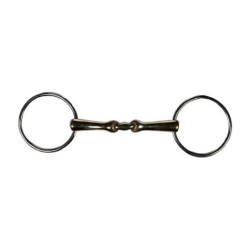 Mors d’équitation double brisure HKM High Curve 16 mm
