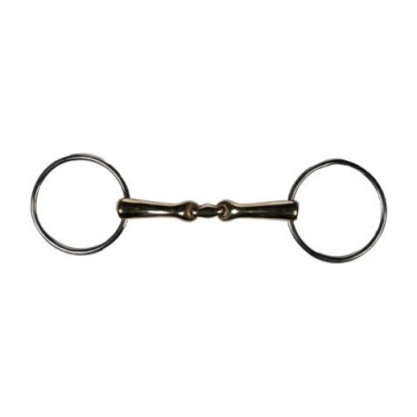 Mors d’équitation double brisure HKM High Curve 16 mm