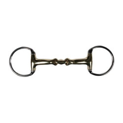 Mors d’équitation olive double brisure HKM High Curve