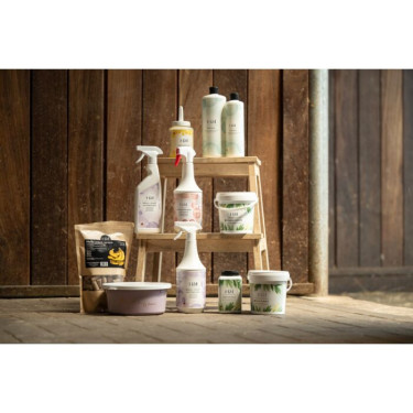 Huile pour sabots HKM en bouteille pour le dessèchement Blanc