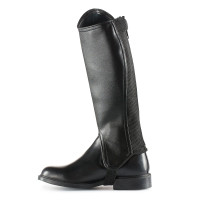 Mini-chaps Cuir PU strass enfant Horze Noir