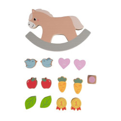 Cheval de balance HKM Carie Beige