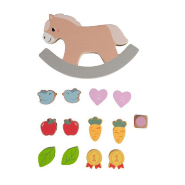 Cheval de balance HKM Carie Beige