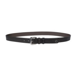 Ceinture en cuir Lauria Garrelli Arezzo Marron foncé