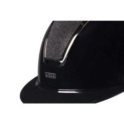 Casque HKM Lady Shield brillant Noir / argenté Casque HKM Lady Shield brillant Noir / argenté