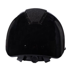 Casque HKM Lady Shield brillant Noir / argenté Casque HKM Lady Shield brillant Noir / argenté