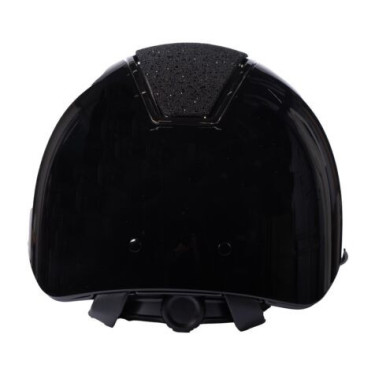 Casque HKM Lady Shield brillant Noir / argenté Casque HKM Lady Shield brillant Noir / argenté