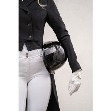 Casque HKM Alarion Brillant Noir / noir Casque HKM Alarion Brillant Noir / noir