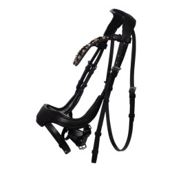 Bridon HKM Mila anatomiques Noir
