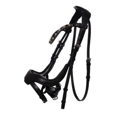 Bridon HKM Mila anatomiques Noir