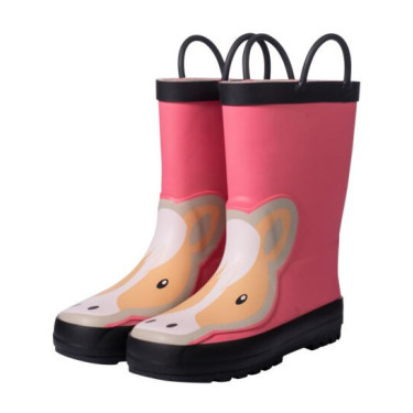 Bottes en caoutchouc HKM Maui enfant Rose