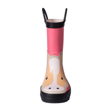 Bottes en caoutchouc HKM Maui enfant Rose
