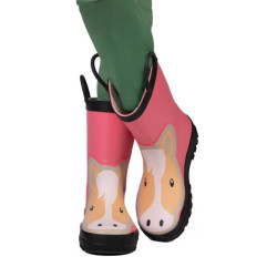 Bottes en caoutchouc HKM Maui enfant Rose