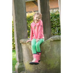 Bottes en caoutchouc HKM Maui enfant Rose