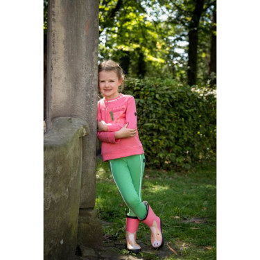 Bottes en caoutchouc HKM Maui enfant Rose