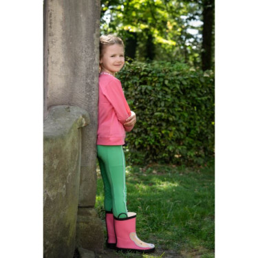Bottes en caoutchouc HKM Maui enfant Rose