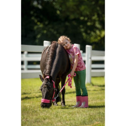 Bottes en caoutchouc HKM Maui enfant Rose