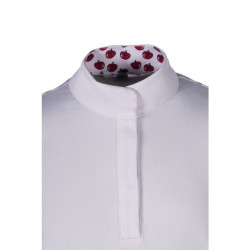 Polo de concours Hunter Kids manches longues HKM Blanc