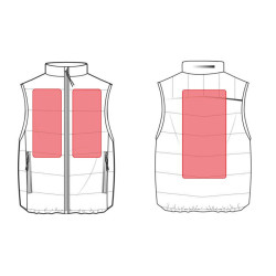Gilet chauffant pour enfants Cuddle Style sans batterie HKM Noir Gilet chauffant pour enfants Cuddle Style sans batterie HKM Noir