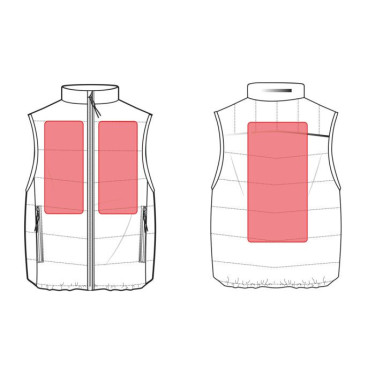 Gilet chauffant pour enfants Cuddle Style sans batterie HKM Noir Gilet chauffant pour enfants Cuddle Style sans batterie HKM Noir