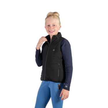 Gilet chauffant pour enfants Cuddle Style HKM Noir Gilet chauffant pour enfants Cuddle Style HKM Noir