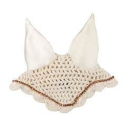 Bonnet anti-mouches Hobby Horsing Premium HKM Beige Bonnet anti-mouches Hobby Horsing Premium HKM Beige