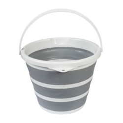 Seau à clapet HKM Noir / gris