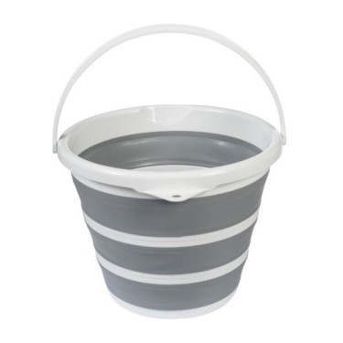 Seau à clapet HKM Noir / gris
