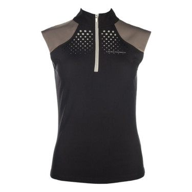 Top fonctionnel HKM Amalfi Noir / taupe