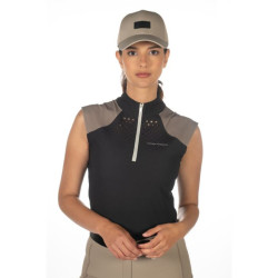 Top fonctionnel HKM Amalfi Noir / taupe