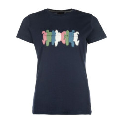 T-Shirt équitation coton HKM avec motif cheval