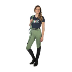 T-Shirt équitation coton HKM avec motif cheval