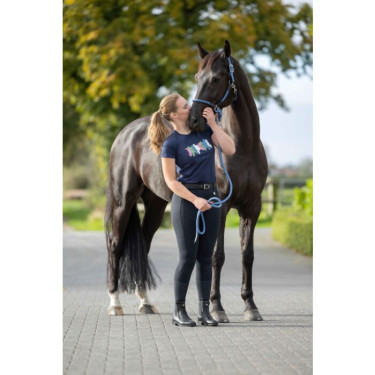 T-Shirt équitation coton HKM avec motif cheval
