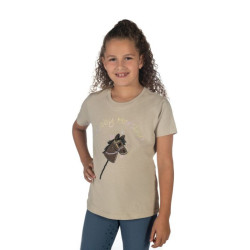 T-Shirt HKM Hobby Horsing Rainbow Beige T-Shirt HKM Hobby Horsing Rainbow Beige