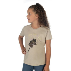 T-Shirt HKM Hobby Horsing Rainbow Beige T-Shirt HKM Hobby Horsing Rainbow Beige
