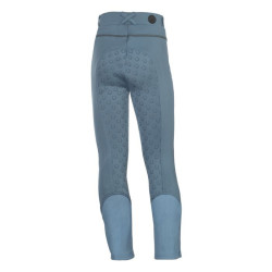 Legging HKM Claire fond 1/1 en silicone Bleu gris