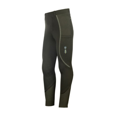 Legging HKM Claire fond 1/1 en silicone Gris vert