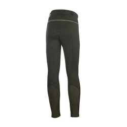 Legging HKM Claire fond 1/1 en silicone Gris vert
